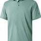 Men's short sleeve polo shirt with a solid body and a printed contrast collar, fitted cut in light polyester