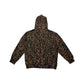 Mens Leopard Print Hooded Sweatshirt