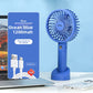 Mini USB Rechargeable Handheld Fan | packaging and what is included