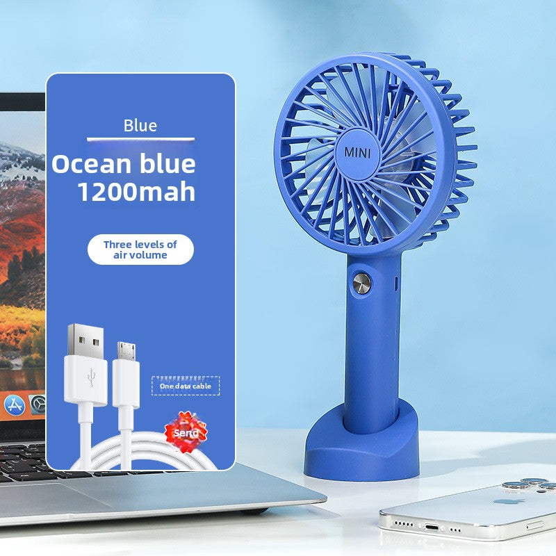 Mini USB Rechargeable Handheld Fan | packaging and what is included