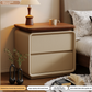 Wide fifty centimeter footprint of the bedside storage cabinet