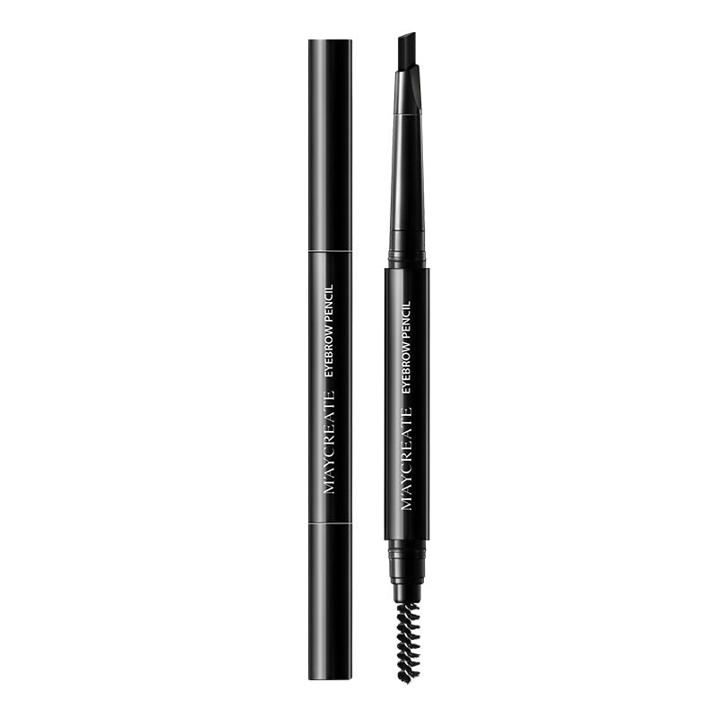 Eyebrow pencil used to fill brows with short hair-like strokes