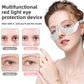 Portable eye massager side profile showing the curve that follows the eye contours