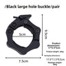 Black large hole buckle pair