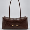Stone pattern dark brown