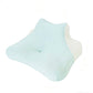 Contour memory foam neck support pillow shown with its ergonomic curved shape