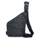 Oxford Chest Crossbody Bag | scale reference with hand