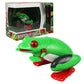 Remote control critter cat toy with a handset and a motion induction mode