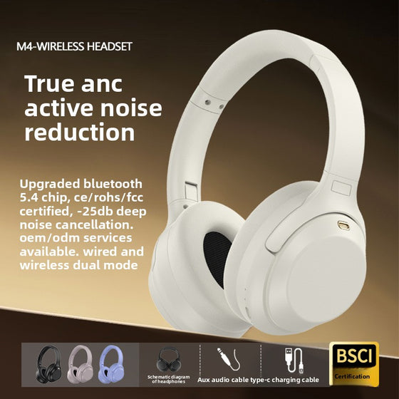 M4ANC Wireless Noise Cancelling Over-Ear Headphones