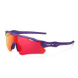 Deep Purple Frame Red Mirror Lens