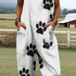 White Paw Print