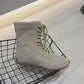 Summer canvas top breathable all-match Korean-style training shoes and boots