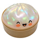 Promotional graphic noting the soft TPR and PP build of the squishy toy