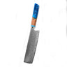 Blue handle kitchen knife