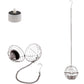 Solar candle ball lantern with soft warm flame-effect LED glow