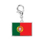 Stainless Steel National Flag Pendant Bracelet