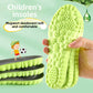 Side profile of the kids insole showing the cushioned foam core