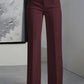 Womens High Waist Wide Leg