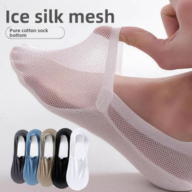Breathable Mesh No Show Boat Socks