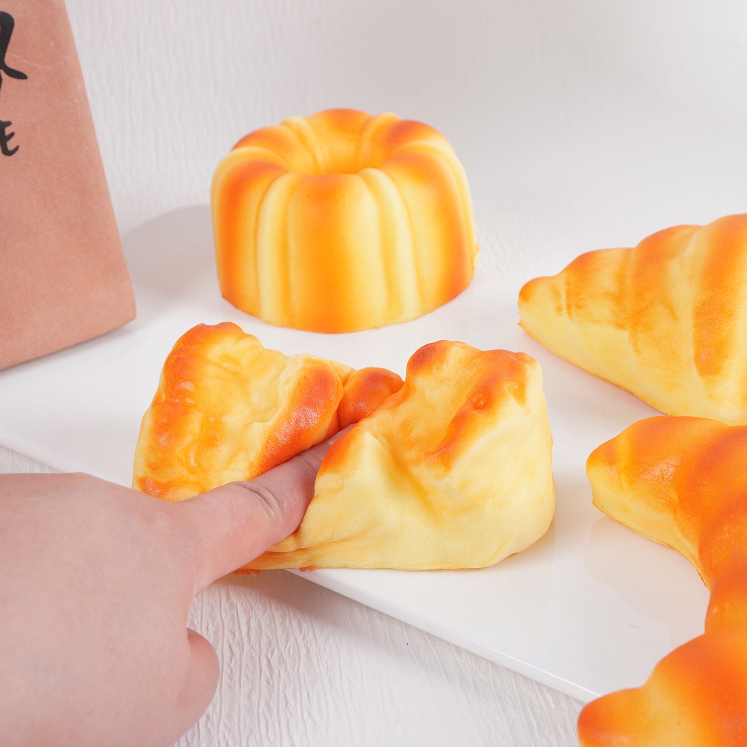 PU Slow Rebound Realistic Food Model Sensory Play Toy for Playtime, Gifting, a Cozy Family Moment with Playful Comfort, Ea...