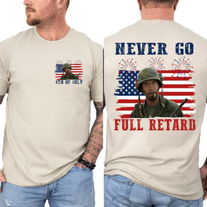 Patriotic Graphic Cotton Tshirt