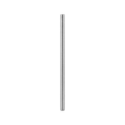 Pure titanium straight straw, 205 mm long, shown alone on a white background
