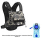 Chest pack shown worn from the side while the wearer stands upright