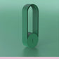 Arch shaped USB ion generator unit, open loop body standing on an oval base
