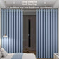 Wireless blackout curtains without holes drilled