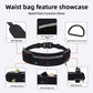 Hands free dog leash waist belt with zip pockets and a shock absorbing bungee lead
