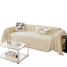Solid Color Chenille Sofa