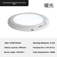 Angled hero shot of the rechargeable human sensor LED light