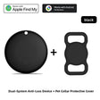 F08 Black + Pet Collar Silicone Case