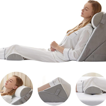 Adjustable Memory Foam Bed Wedge Pillow