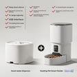 Kit White BasicFeeder+Waterer