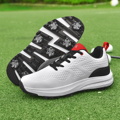 Atmungsaktive Golfschuhe mit festen Spikes für den Sport
