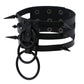Rivet Spike Adjustable PU Leather Neck Collar