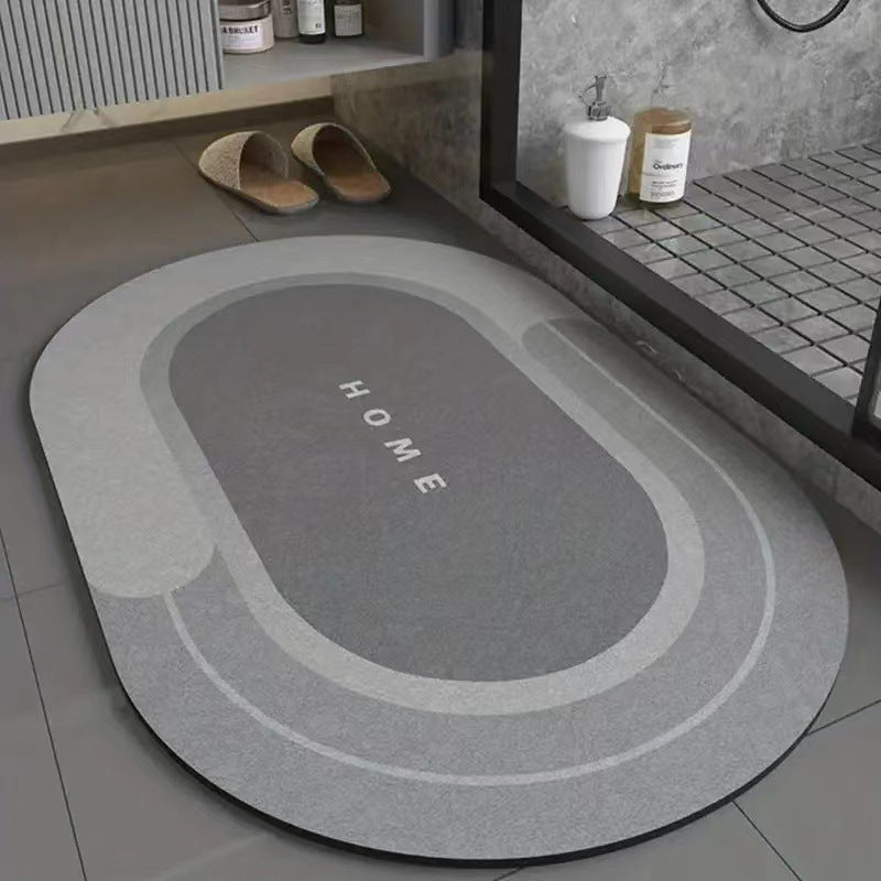 Absorbent Diatomite Bathroom Floor Mat