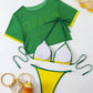 Brazilian Color Block Bikini