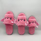 Bat Design Plush Slippers | in use scenario daily moment