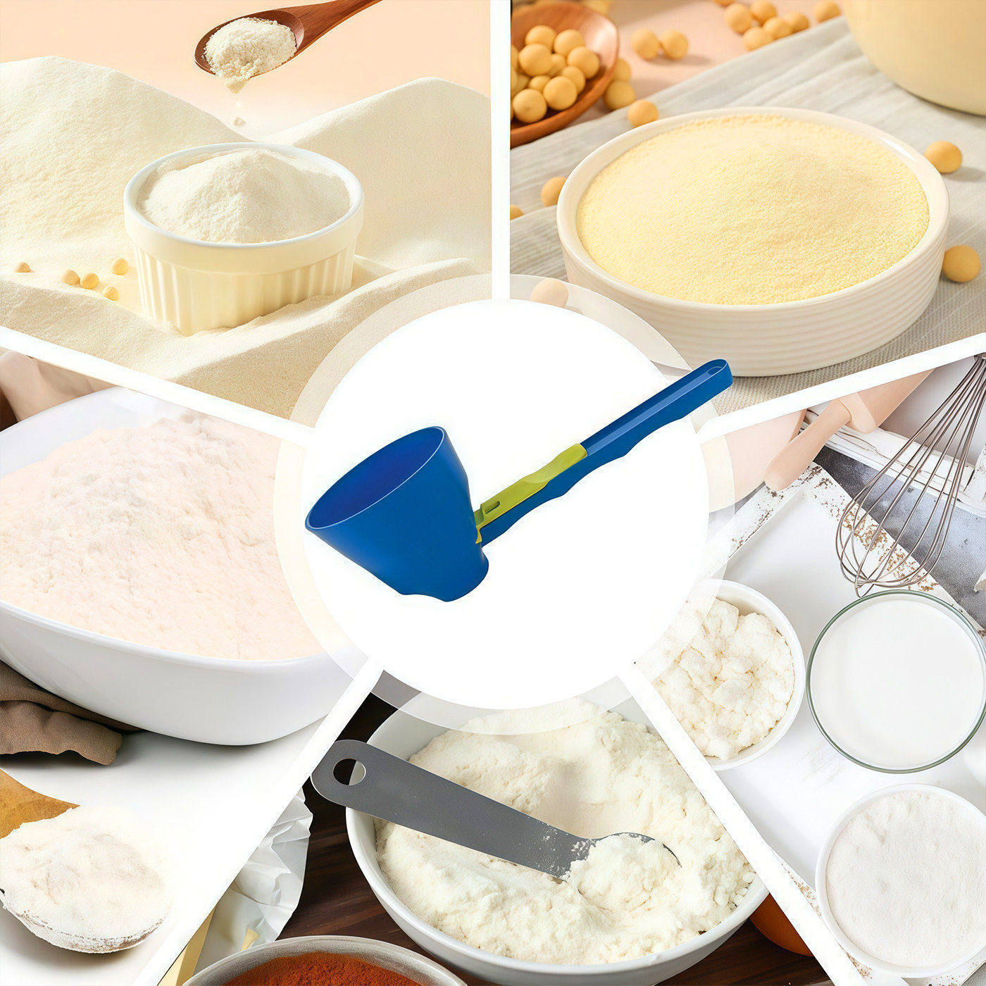 Multi-function measuring spoon
