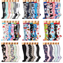 Knee High Compression Socks for Running and Cycling