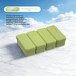 4 rows Strip Ice Mold Green