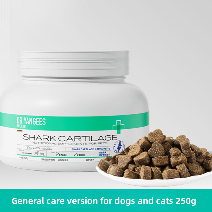Shark Chondroitin Calcium Tablets for Senior Dogs | lifestyle in use scene