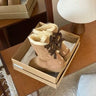 Chestnut Double Ribbon Thin Sole / 38 | US 7.5 / EU 38