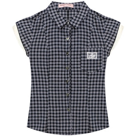 Retro Plaid Cotton Shirt