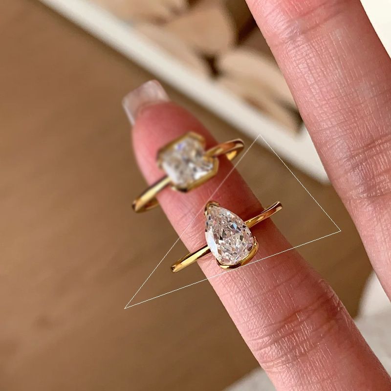 Geometric Open Silver Ring | real daily setup