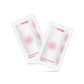 Two individually wrapped PAP+ teeth whitening strips sachets, each labeled 1 application