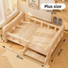 Extra Large Solid Wood Bed Pets ?35 lbs