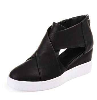 Zipper Wedge Women's Shoes